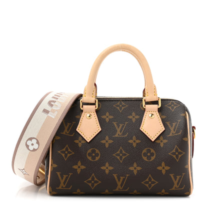 Louis Vuitton LOUIS VUITTON Monogram Speedy Bandouliere 20 Beige 1 of 12