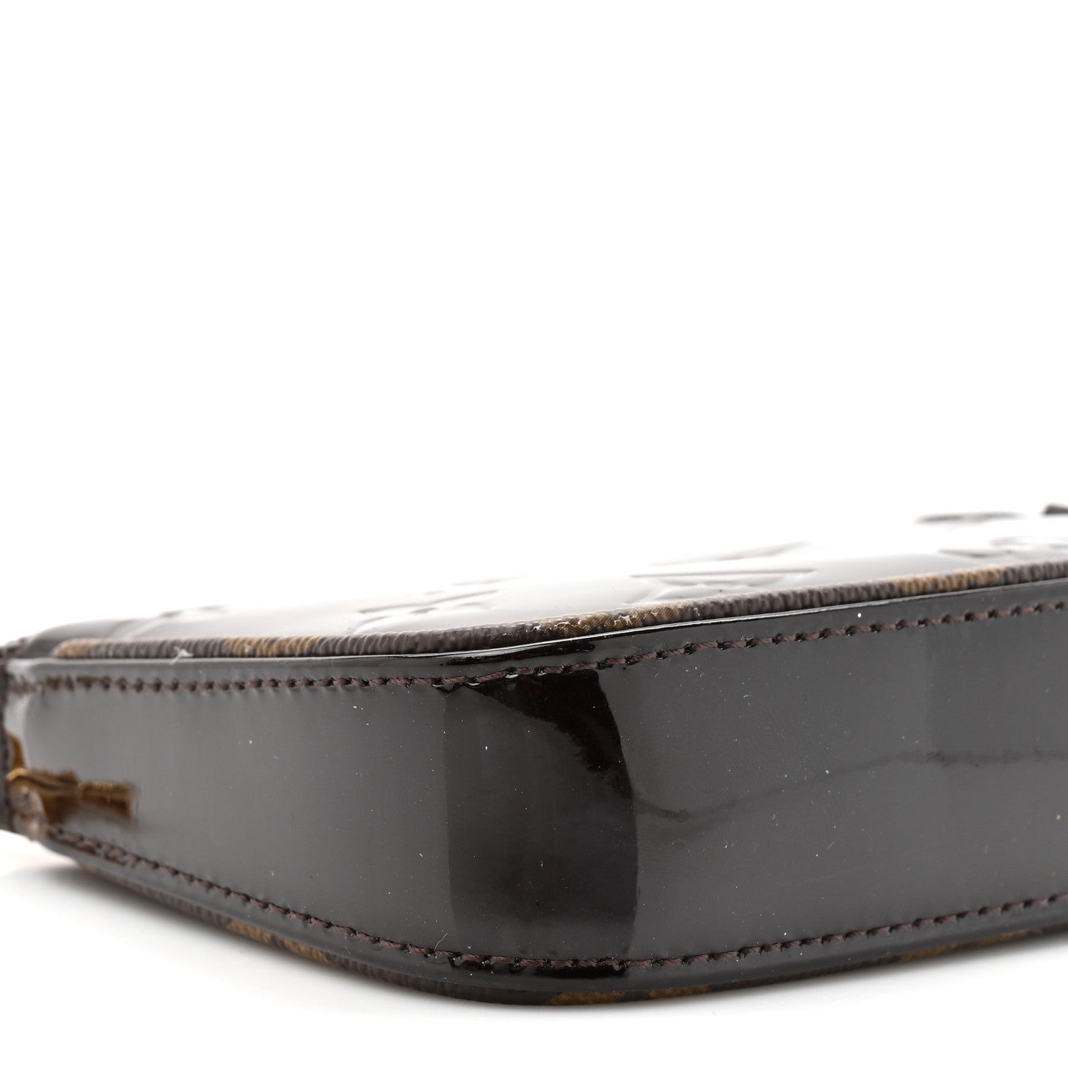 Louis Vuitton Vernis Monogram Mini Pochette Accessories Amarante 9 of 9