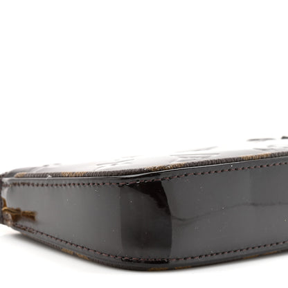 Louis Vuitton Vernis Monogram Mini Pochette Accessories Amarante 9 of 9