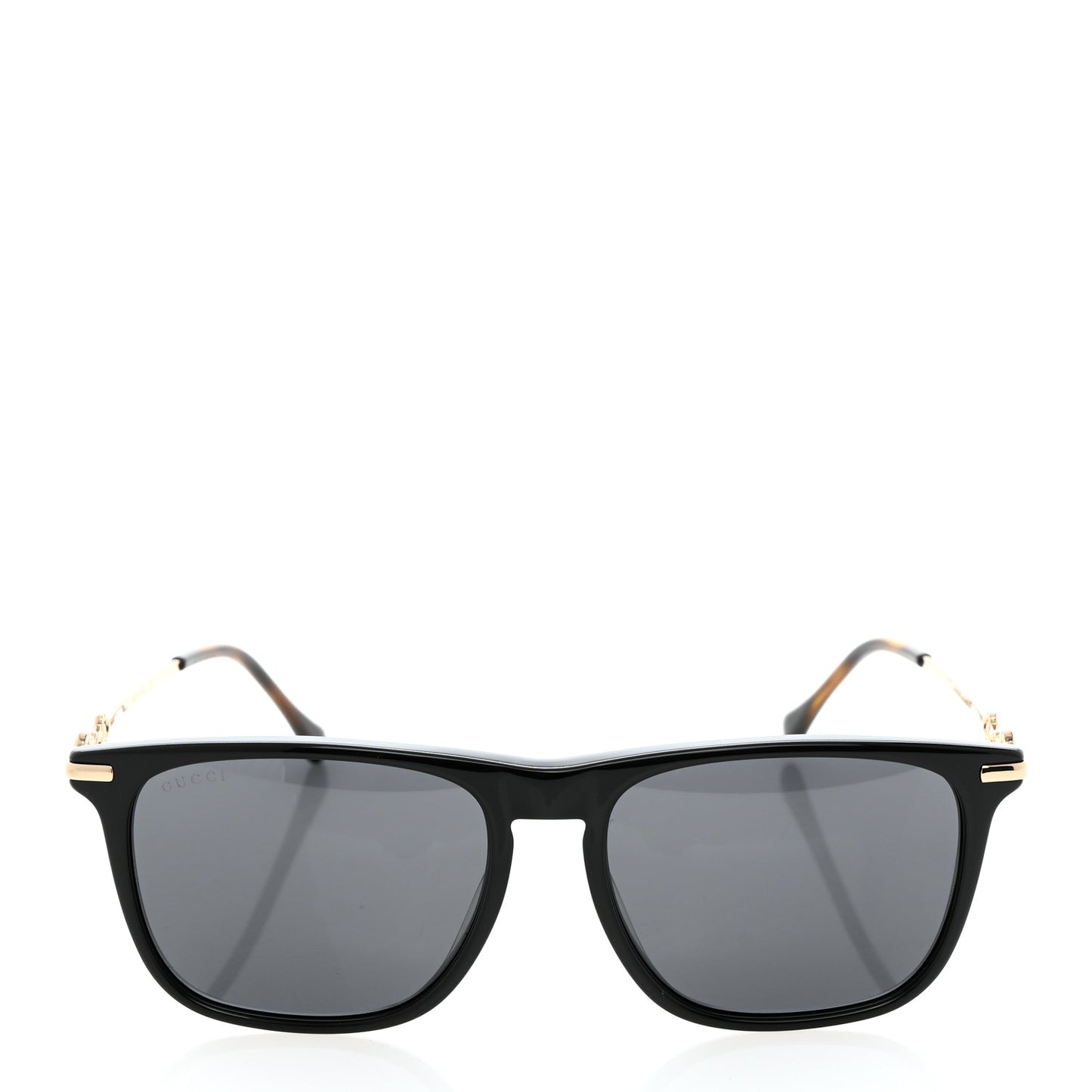 Acetate Metal Horsebit Sunglasses GG0915S Black