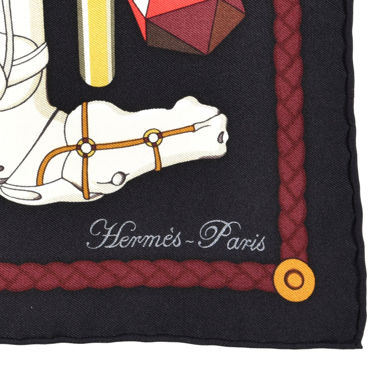 Silk Les Cannes Scarf 90