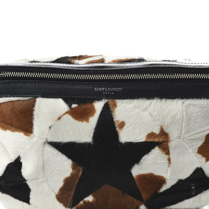 Saint Laurent Calfskin Calf Hair Pony Belt Bag Multicolor 9 of 9