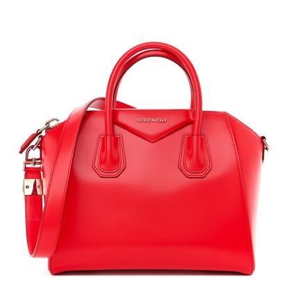Givenchy Shiny Lord Calfskin Small Antigona Medium Red 1 of 16