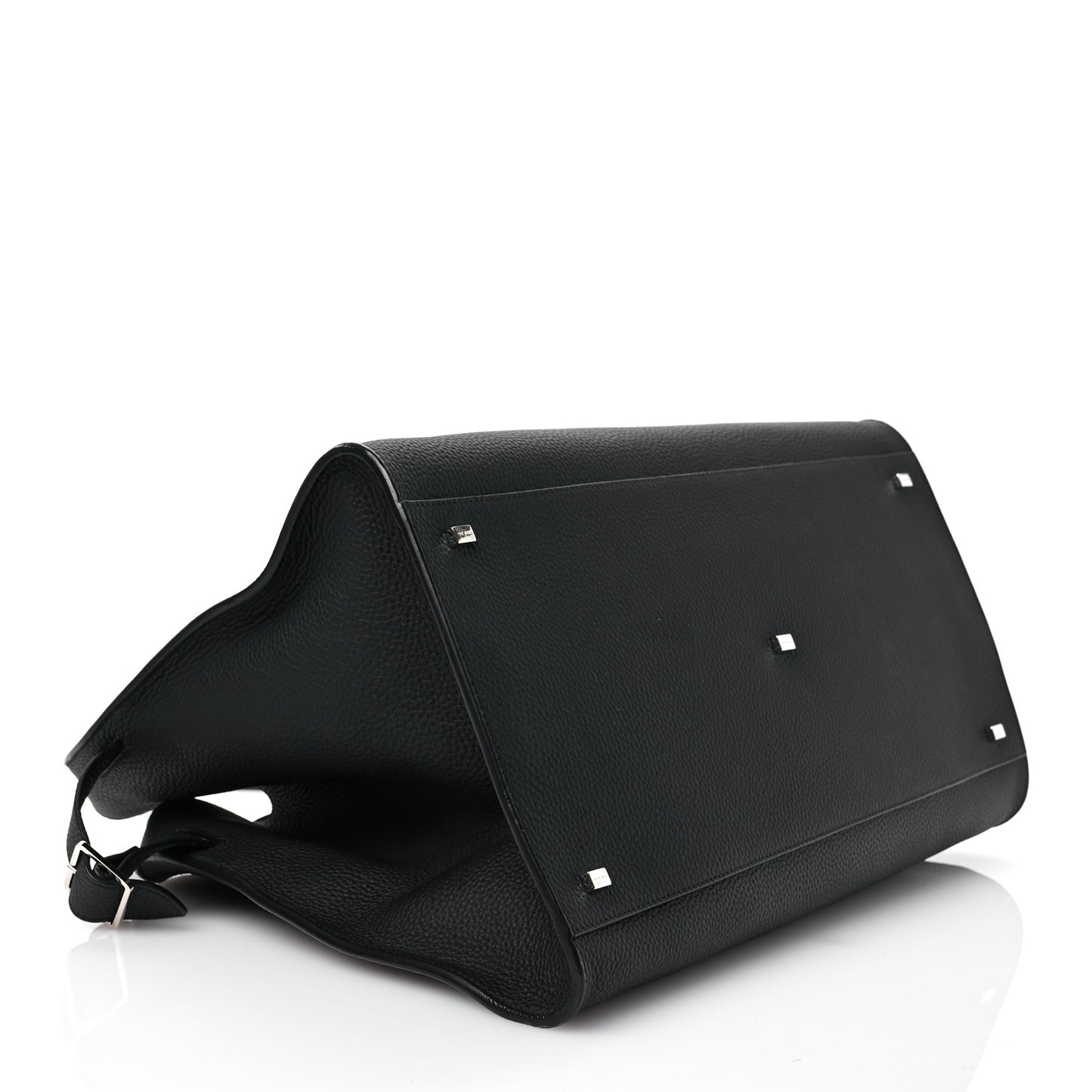 Grained Calfskin Soft Margaux 17 Black