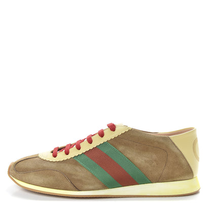 Gucci Suede Web Mens Rocket Sneakers 11 Nocciola Burro 1 of 13