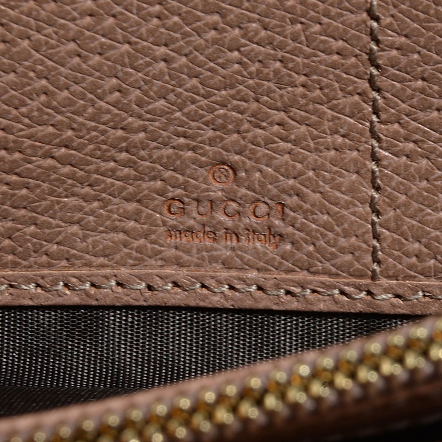 Gucci Monogram Bree Zip Around Wallet Beige Soft Pink 7 of 8