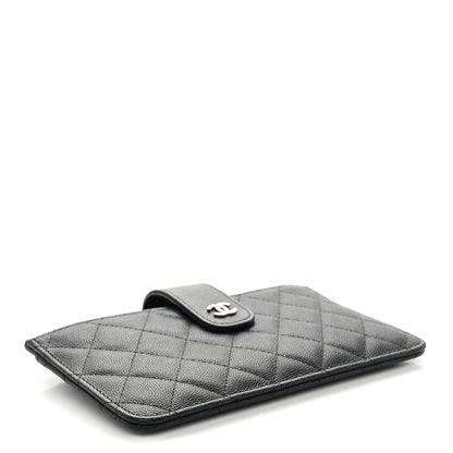 Chanel Caviar Quilted Classic Strap Pouch Black 5 of 10