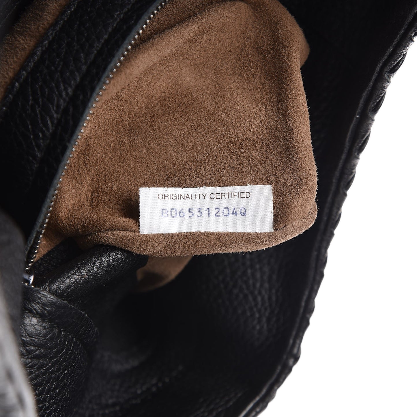 Cervo Deerskin Large Hobo Black