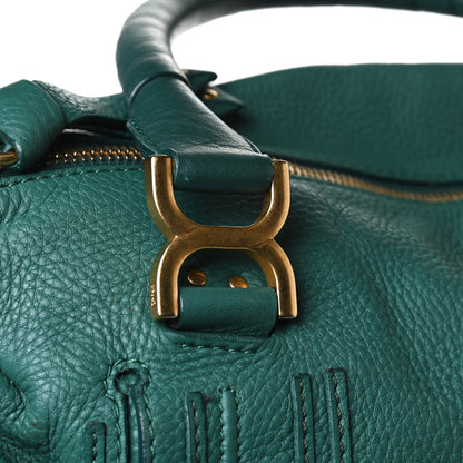 Chloe Calfskin Large Marcie Satchel Emerald 21 of 23