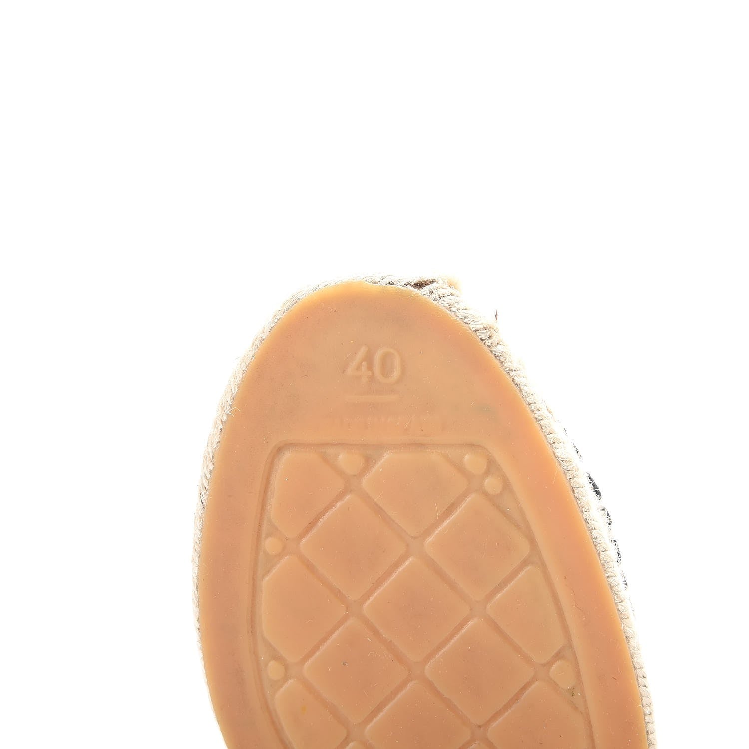 Chanel Suede Pearl CC Espadrilles 40 Black 11 of 18