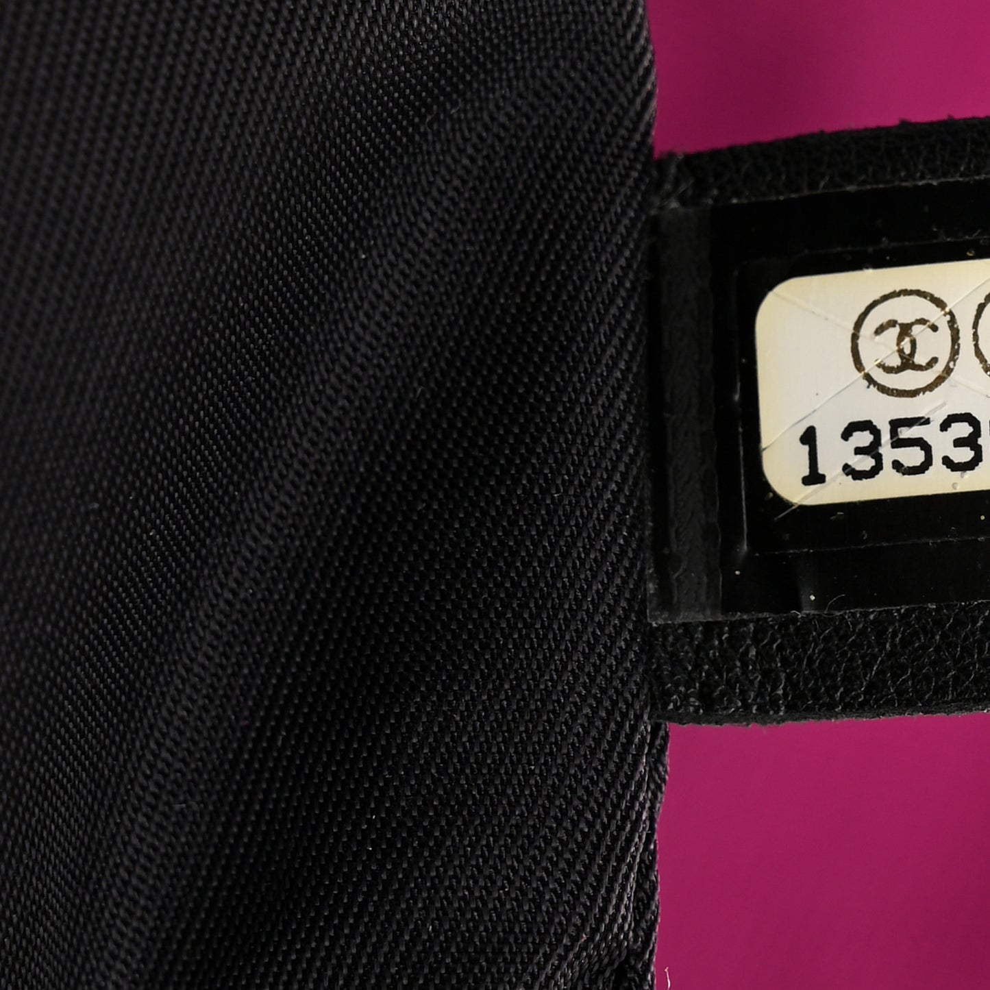 Lambskin Jersey Quilted Medium Coco Cocoon Reversible Tote Navy Fuchsia