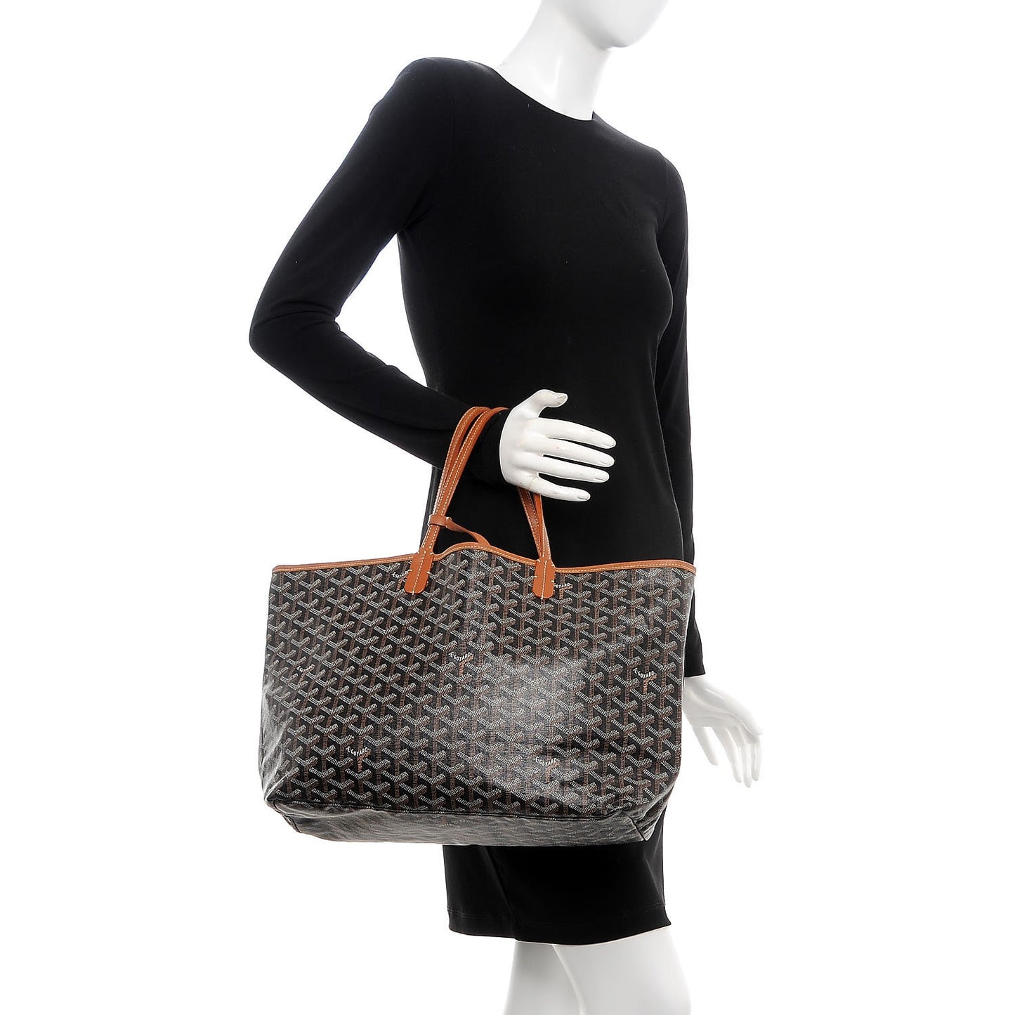 Goyardine Saint Louis PM Black Gold