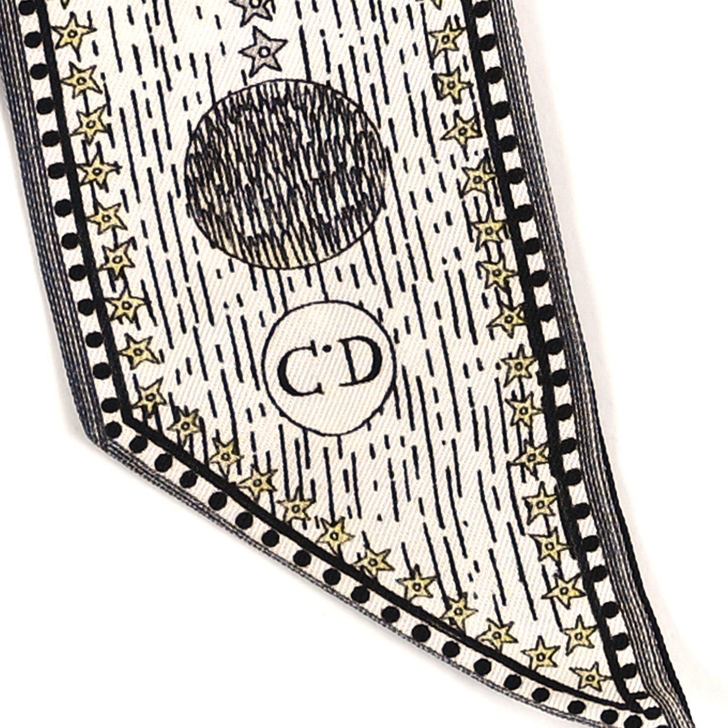 Christian Dior Silk La Lune Mitzah Scarf 2 of 3