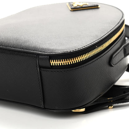 Prada Saffiano Lux Mini Odette Backpack Black 8 of 8