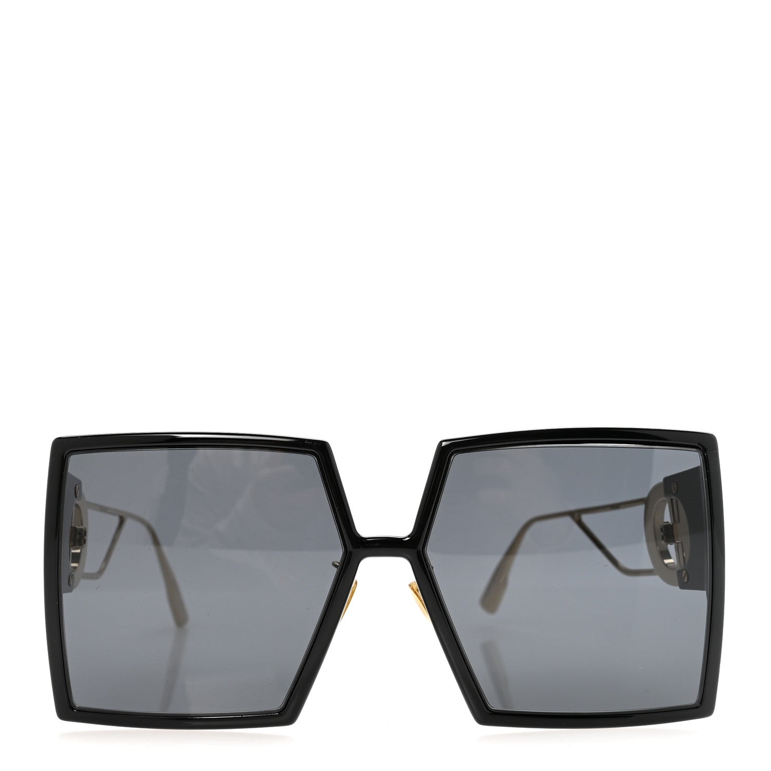 Christian Dior Acetate Square 30 Montaigne Sunglasses Black 4 of 14