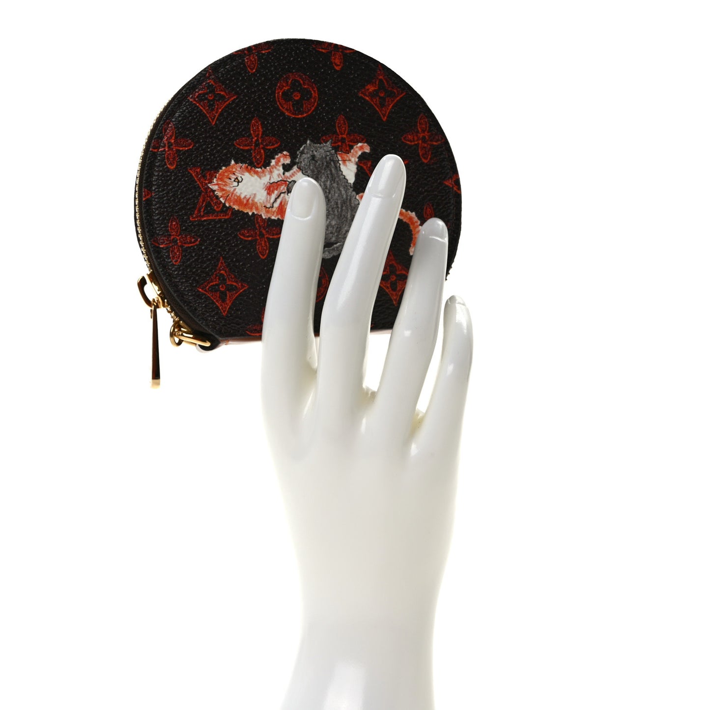 Calfskin Catogram Micro Boite Chapeau Marron