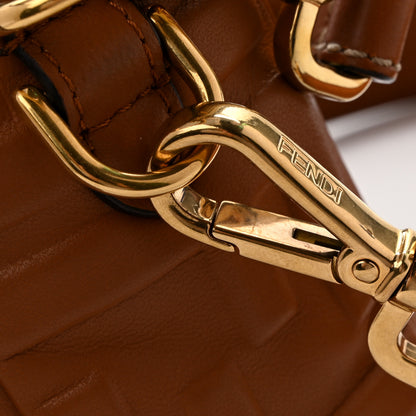 Fendi Nappa FF 1974 Embossed Baguette Coloniale 11 of 16