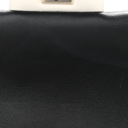 Chanel Lambskin Quilted Mini Rectangular Flap Black White 11 of 11