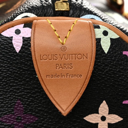 Louis Vuitton Monogram Multicolor Speedy 30 Black 6 of 9