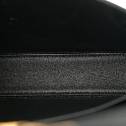 Celine Shiny Calfskin Triomphe Shoulder Bag Black 5 of 14