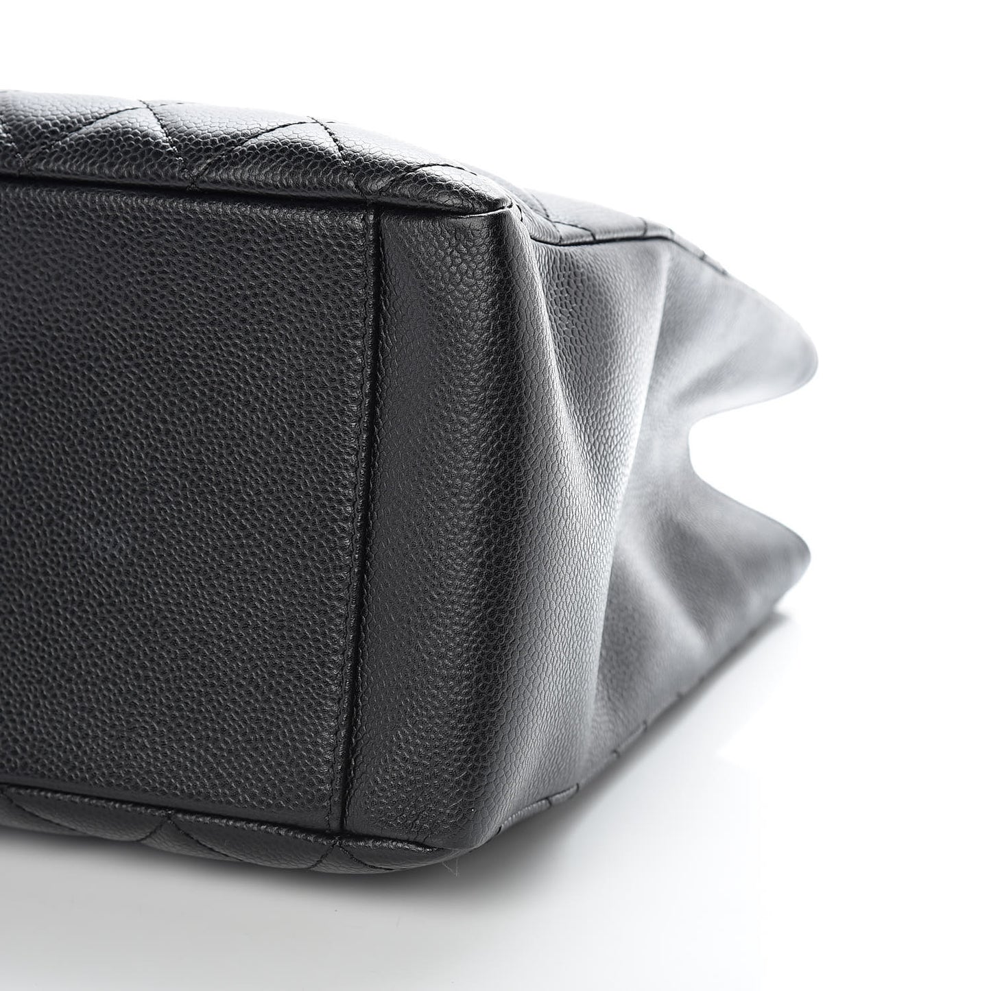 Caviar Quilted Grand Shopping Tote GST Black