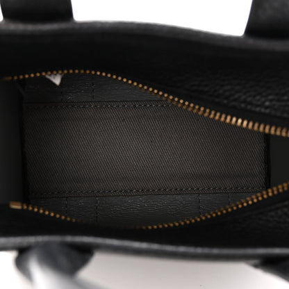 Marc Jacobs Grained Calfskin Micro The Tote Bag Black 5 of 9