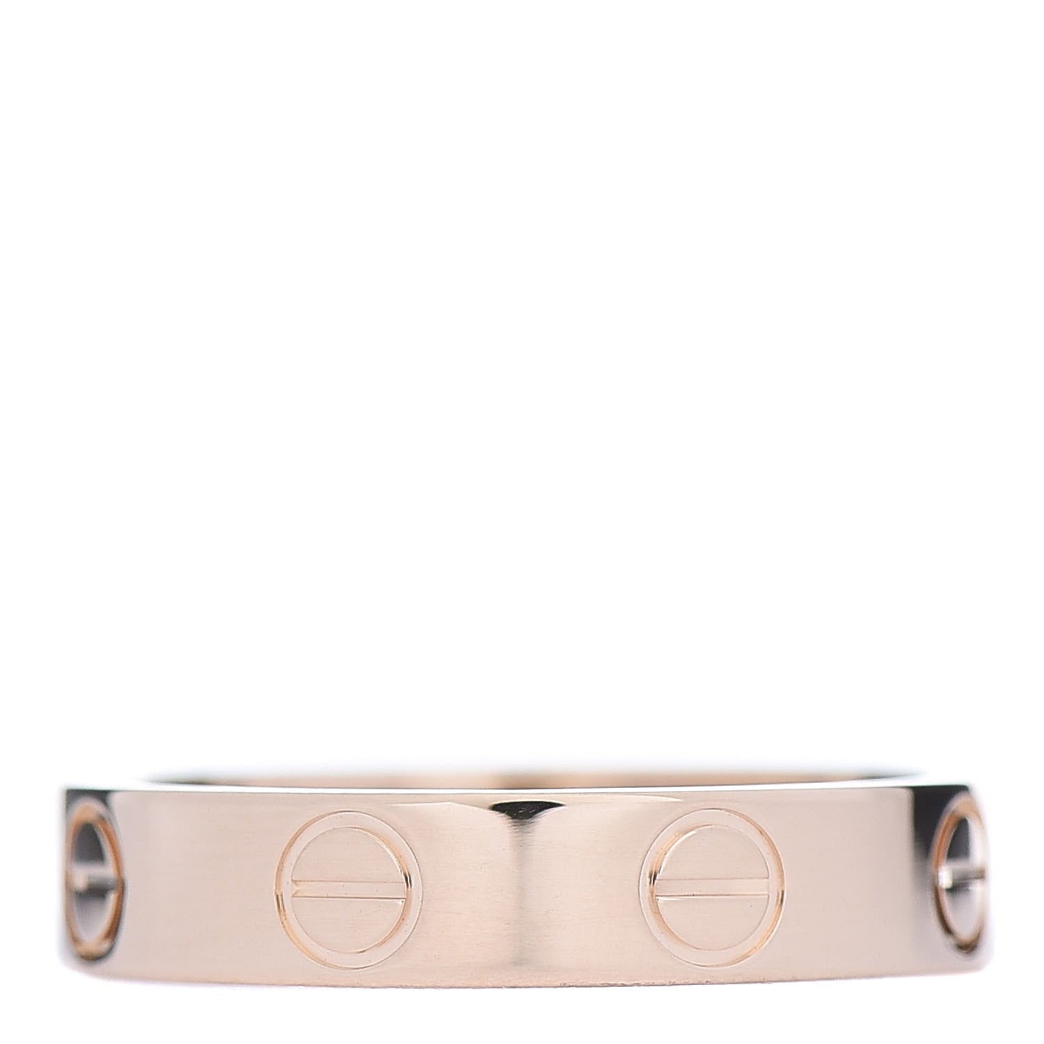 Cartier 18K Pink Gold 3.5mm LOVE Wedding Band Ring 48 4.5 3 of 4
