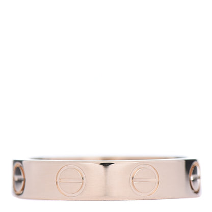 Cartier 18K Pink Gold 3.5mm LOVE Wedding Band Ring 48 4.5 3 of 4