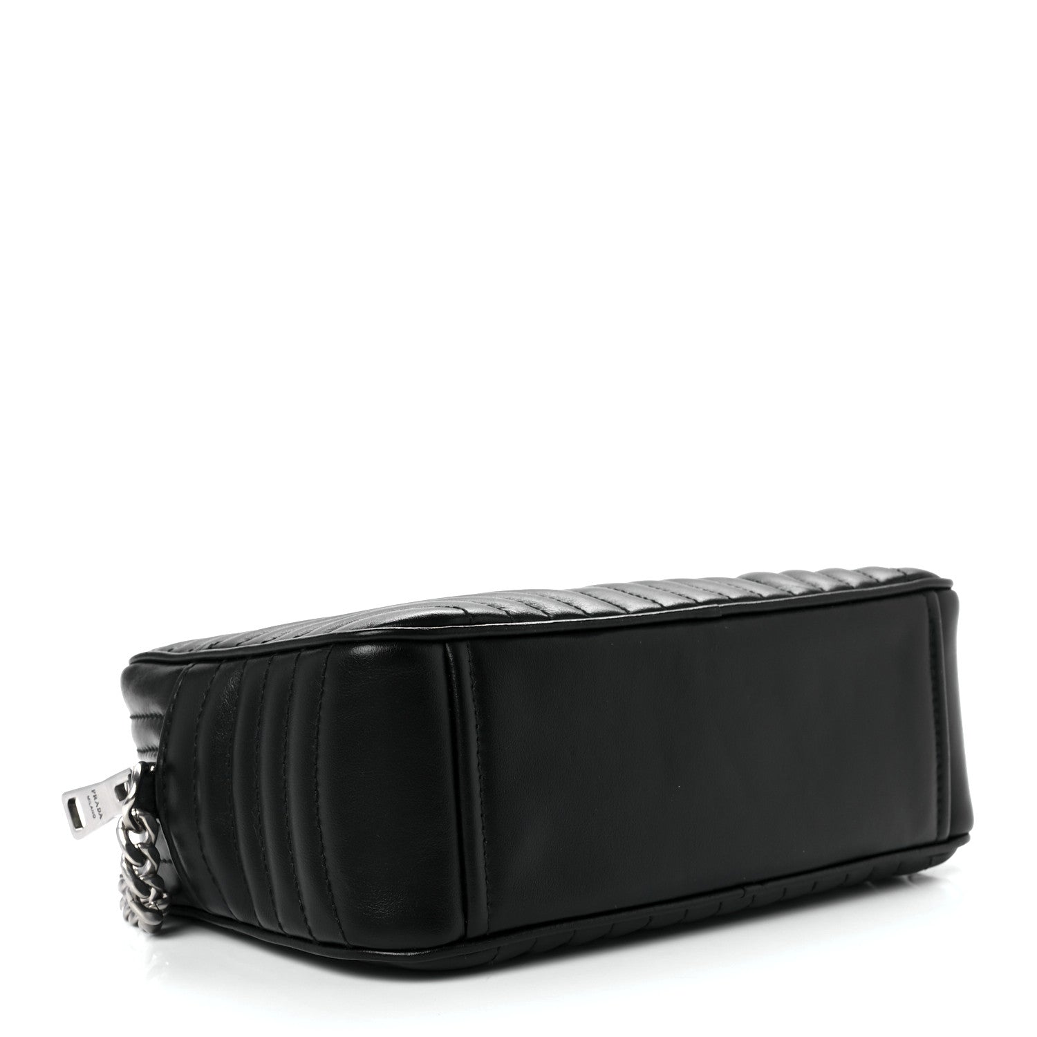 Prada Soft Calfskin Diagramme Camera Bag Black 5 of 12