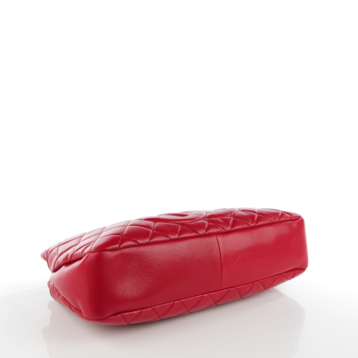 Chanel Caviar Quilted Timeless CC Soft Tote Red 4 of 7