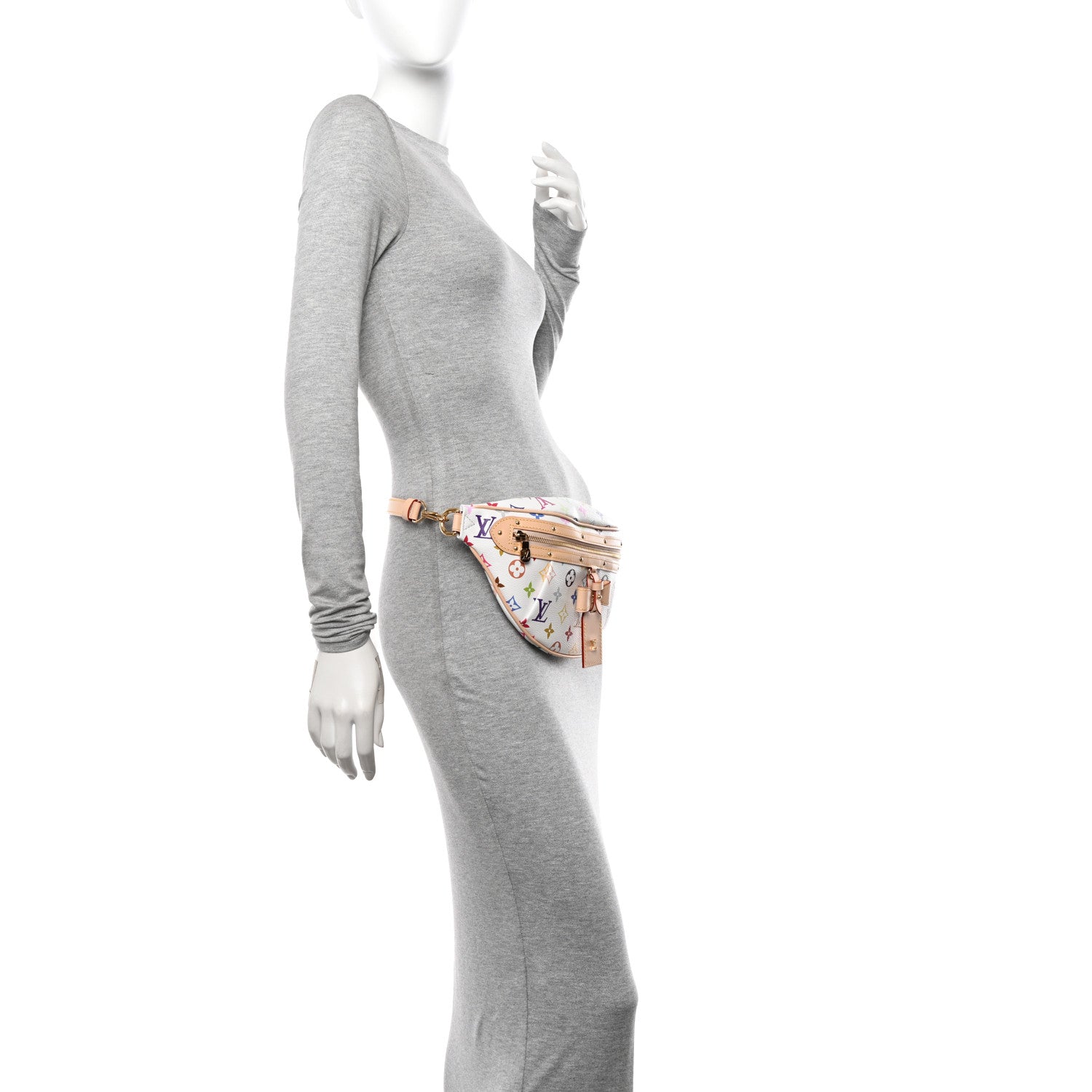 Louis Vuitton LV X TM Monogram Multicolor High Rise Bumbag White 2 of 10