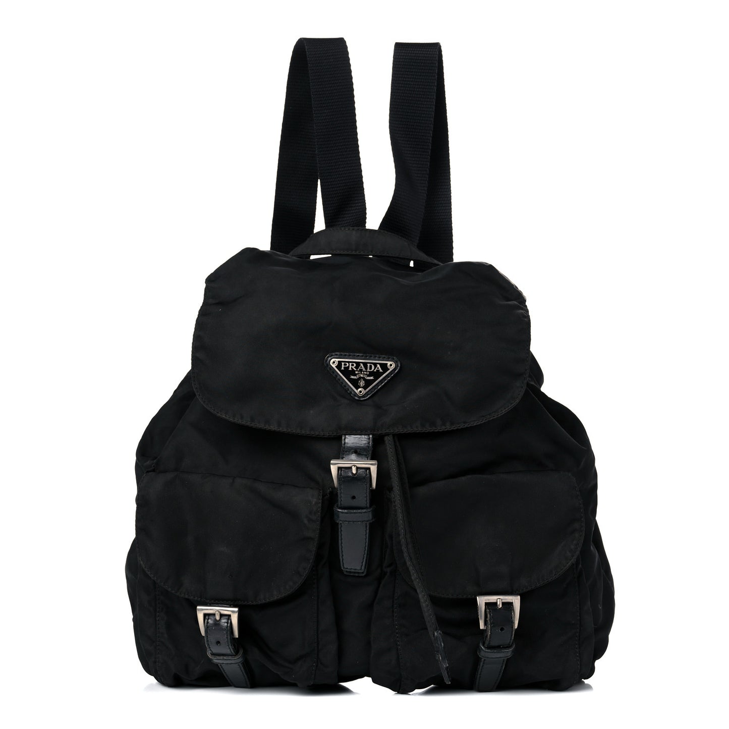 Nylon Vela Medium Backpack Black