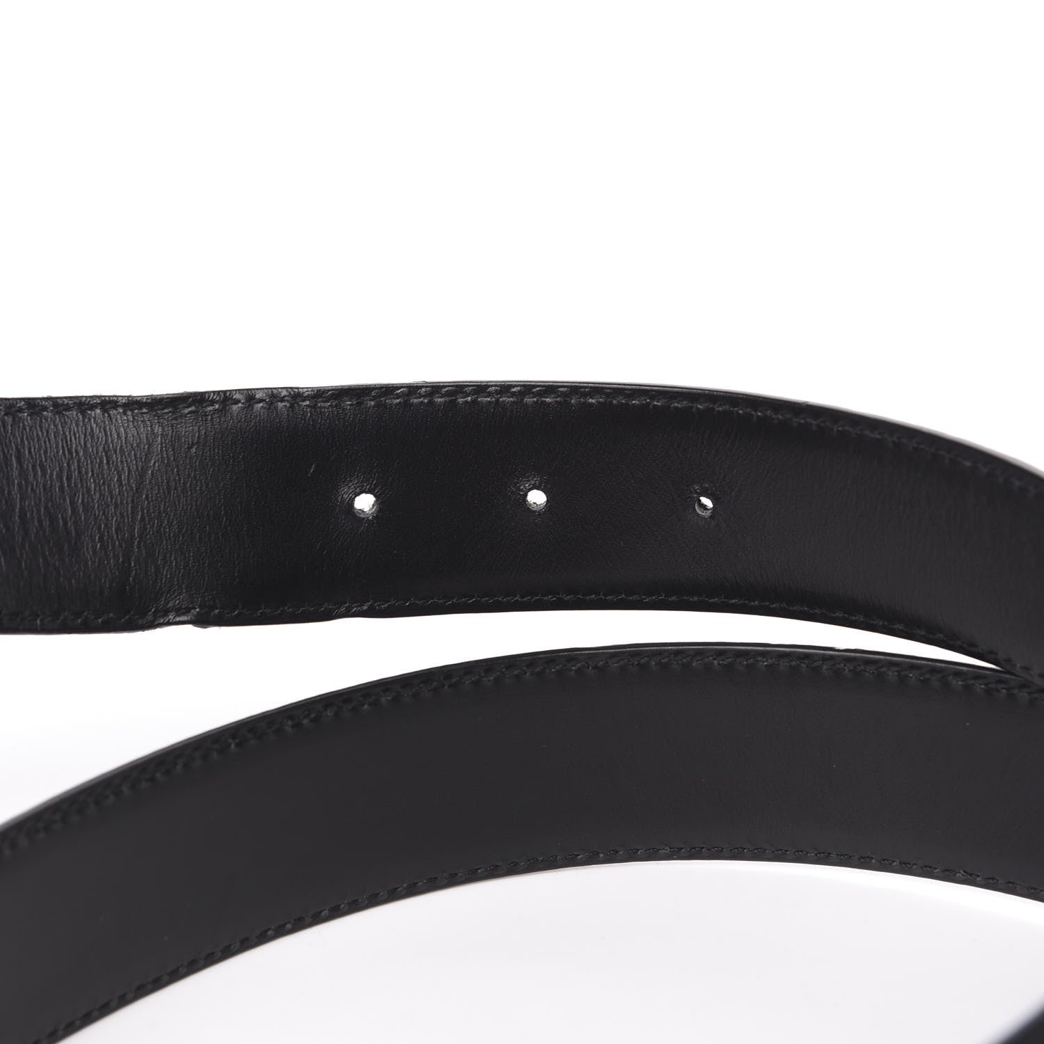 Gucci Calfskin G Buckle Belt 75 30 Black 3 of 5