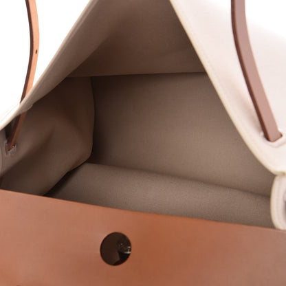 Hermes Toile Vache Hunter Herbag Zip 39 MM Fauve 5 of 10