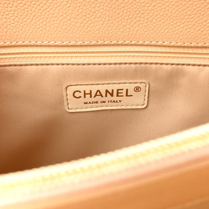 Chanel Caviar Quilted Grand Shopping Tote GST Beige Clair 6 of 10