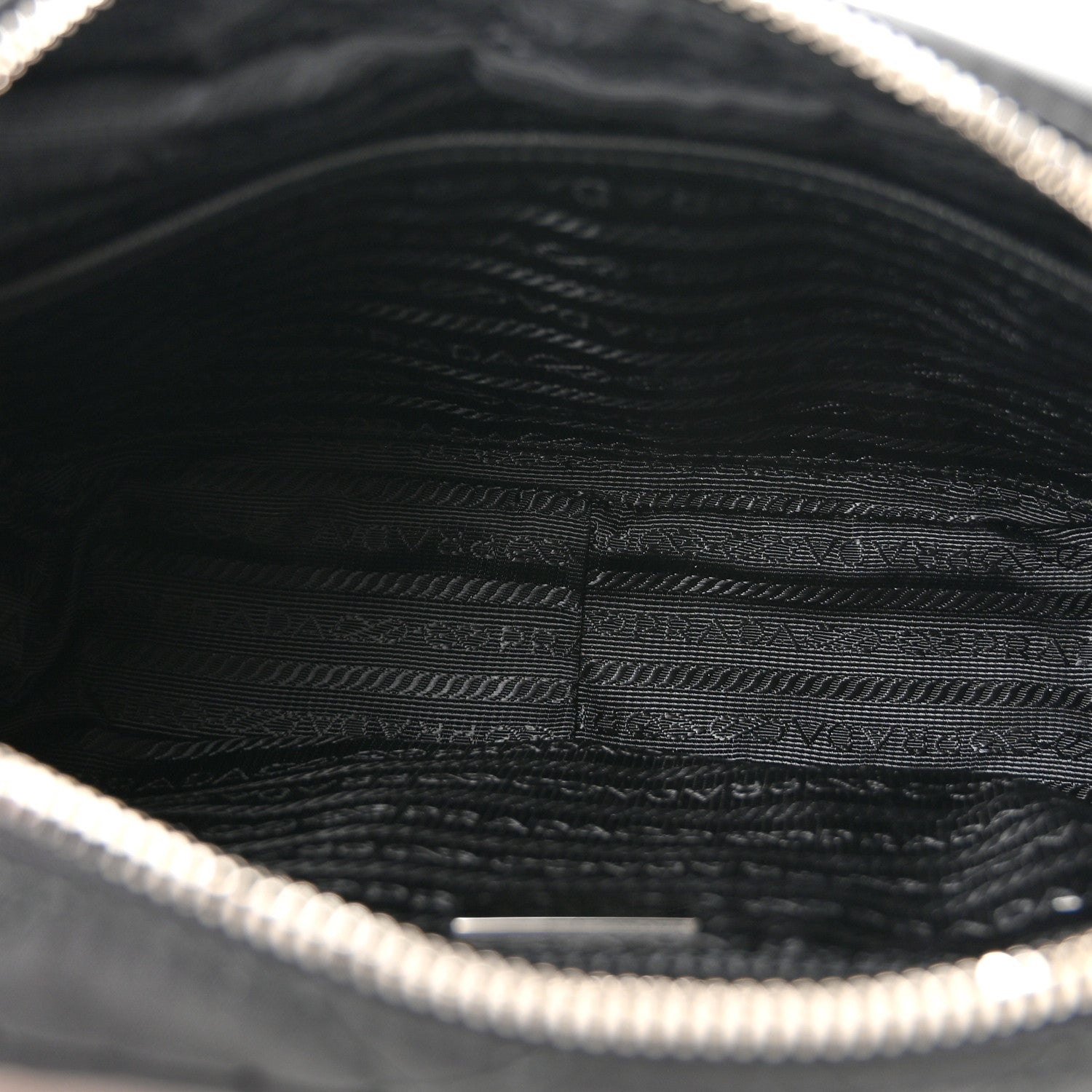 Prada Nylon Tessuto Impuntu Quilted Bandoliera Crossbody Bag Black 4 of 9