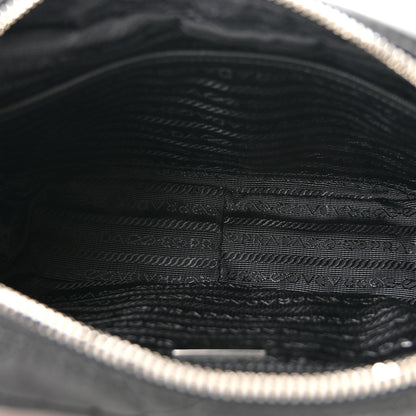Prada Nylon Tessuto Impuntu Quilted Bandoliera Crossbody Bag Black 4 of 9