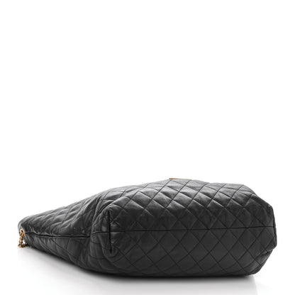 Saint Laurent Lambskin Quilted Maxi Icare Shopping Tote Black 5 of 11