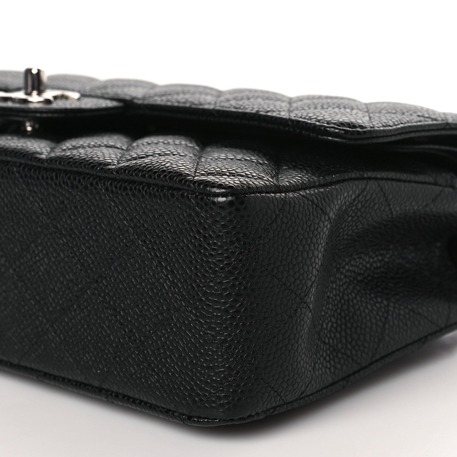 Chanel Caviar Quilted Medium Double Flap Black 9 of 10