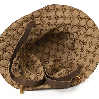 Gucci Canvas Monogram Reversible Bucket Hat M Brown 7 of 16