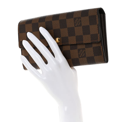 Louis Vuitton LOUIS VUITTON Damier Ebene Sarah Wallet 2 of 7