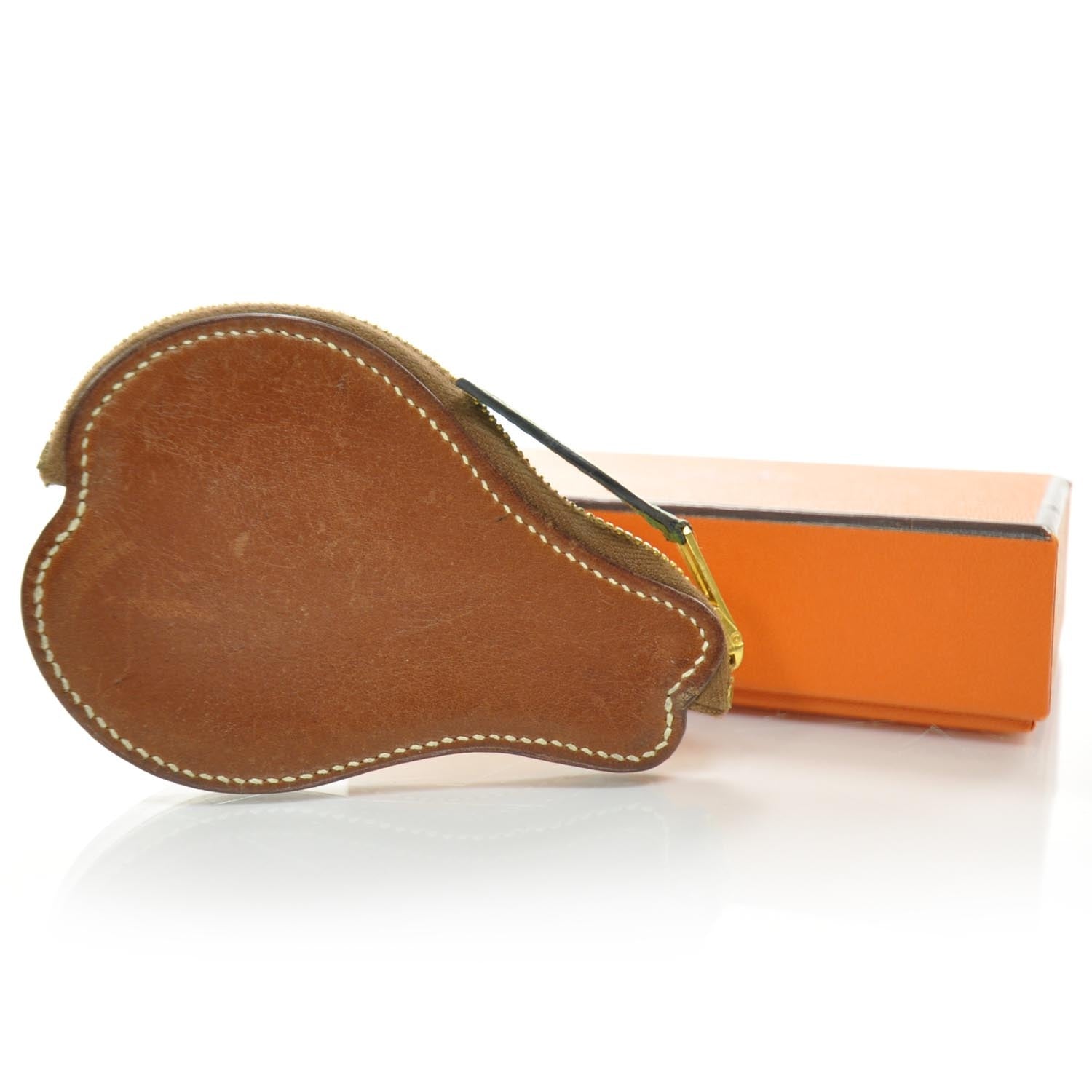 Hermes Barenia Pear Coin Purse 2 of 7