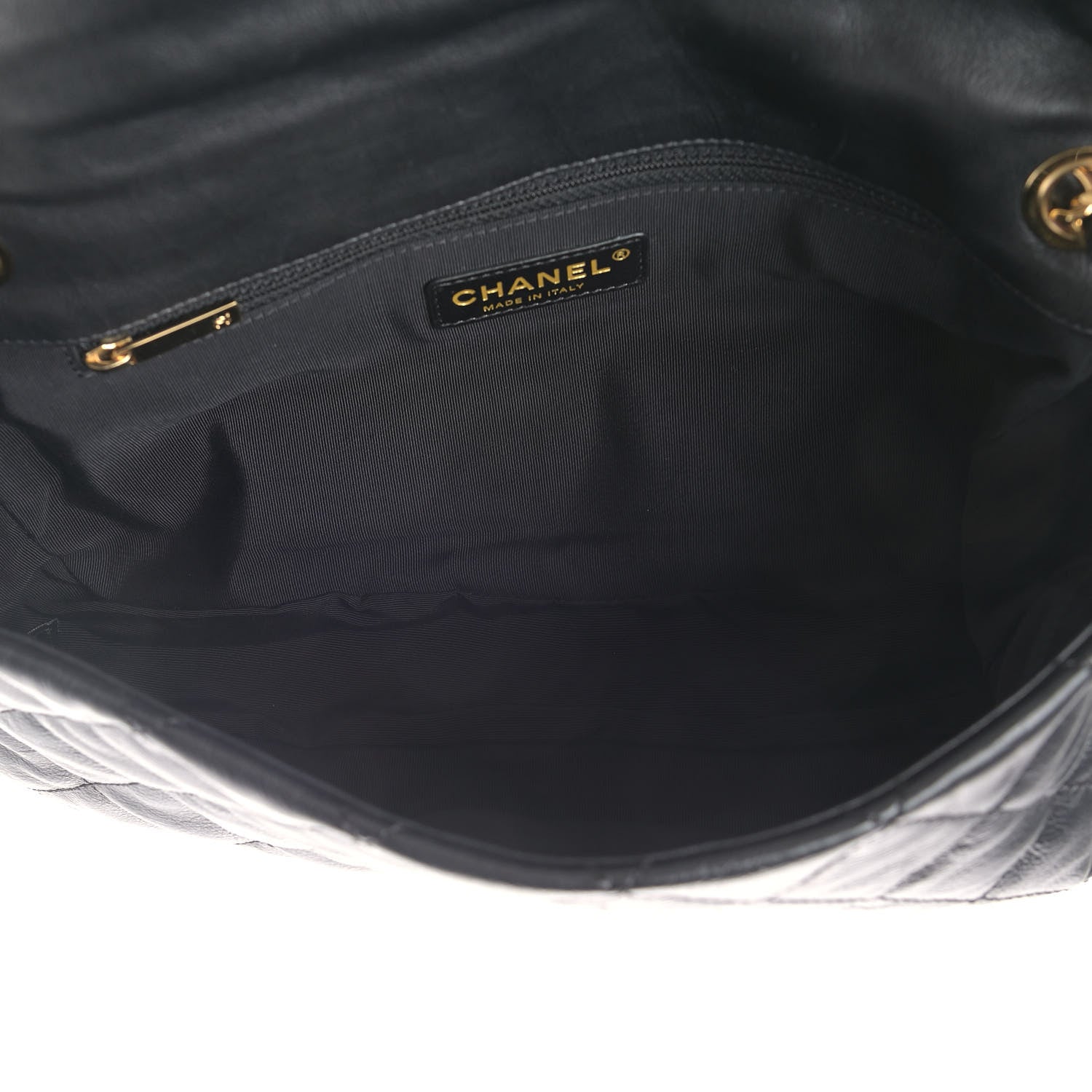 Chanel Calfskin Quilted Medium Chain Me Flap Black 4 of 7