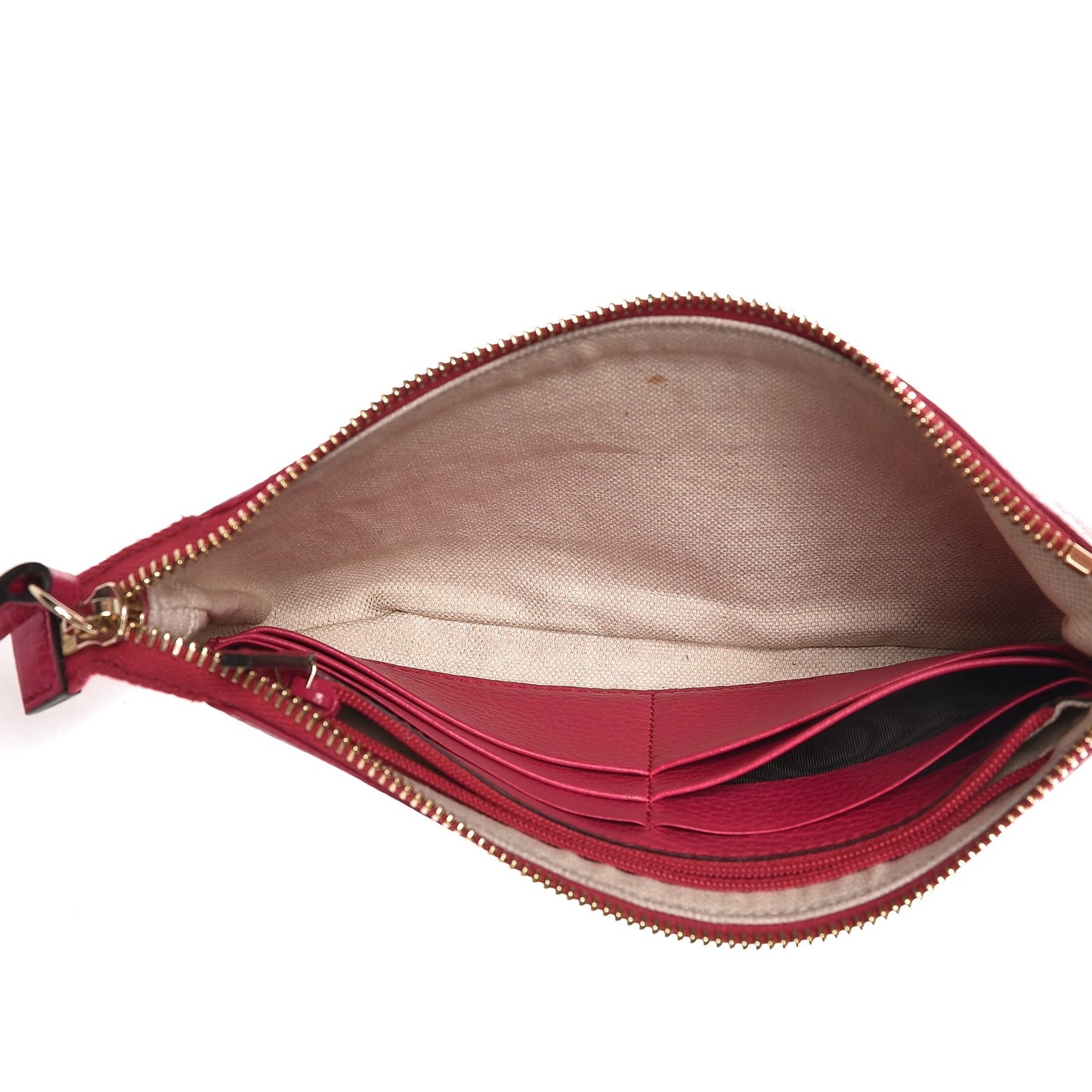 Dollar Calfskin Swing Wristlet Blossom