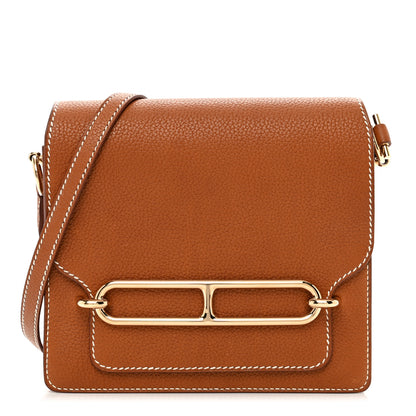Hermes Barenia Faubourg Mini Sac Roulis Fauve 1 of 10