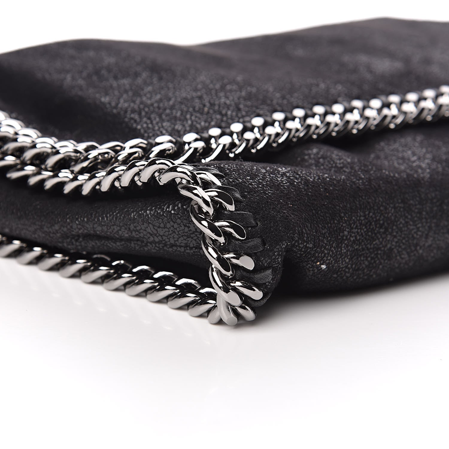 Stella McCartney Shaggy Deer Falabella Clutch Black 8 of 10