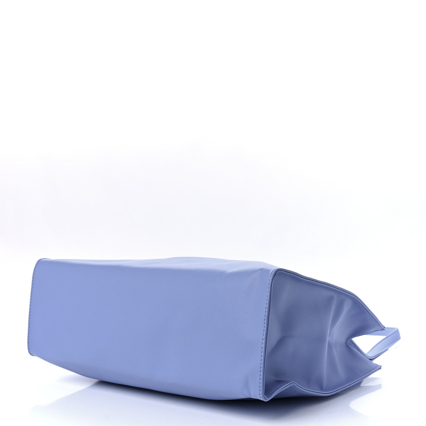 Vegan Leather Medium Shopping Bag Cerulean