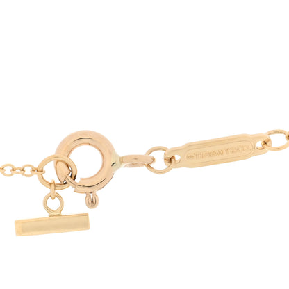 Tiffany 18K Yellow Gold Tiffany T Two Open Horizontal Bar Pendant Necklace 3 of 4