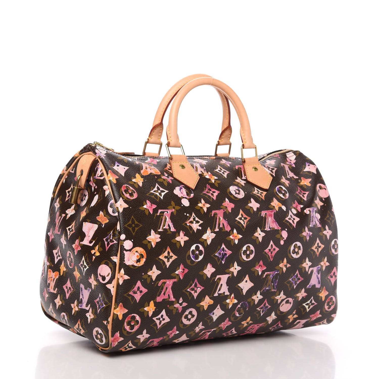 Louis Vuitton Watercolor Aquarelle Speedy 35 Brown 3 of 9