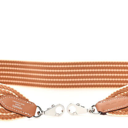 Hermes Toile Swift 50mm Sangle Cordage Shoulder Strap Gold 3 of 3